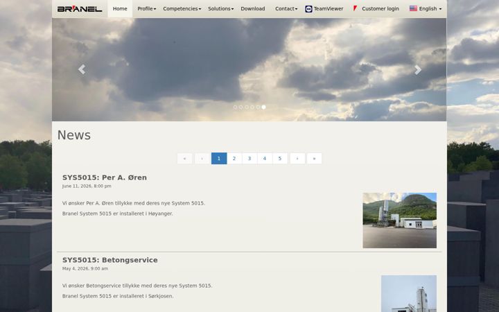 Screenshot of branel.dk