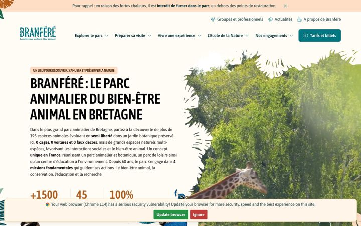 Screenshot of branfere.com