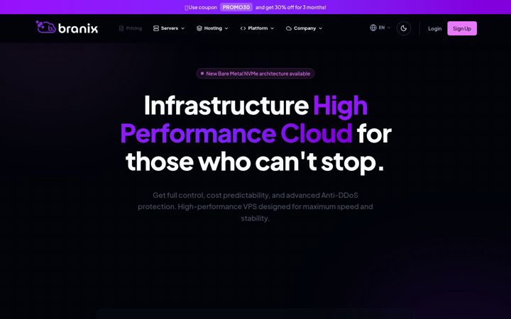 Screenshot of branix.com.br