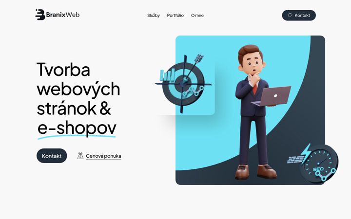 Snímek obrazovky branixweb.sk