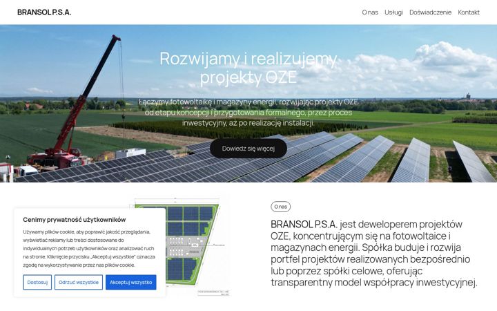 Screenshot of bransol.pl