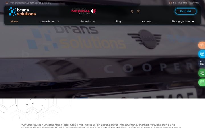 Screenshot of branssolutions.de