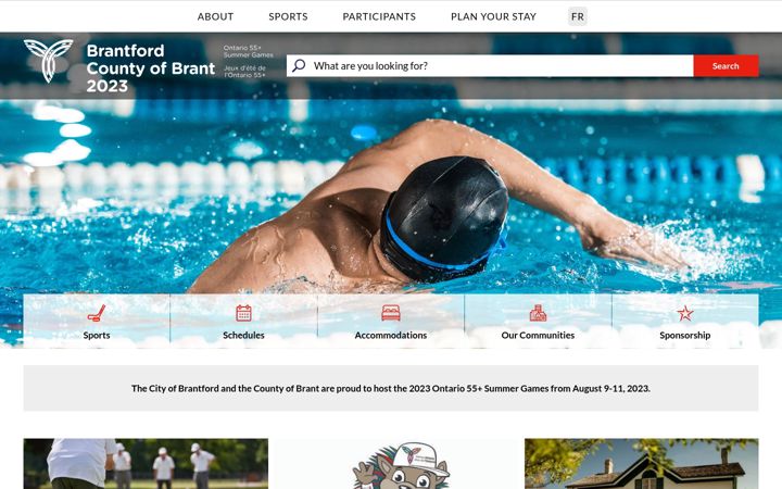 Screenshot of brantfordbrantgames.ca