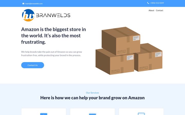 Screenshot of branwelds.com