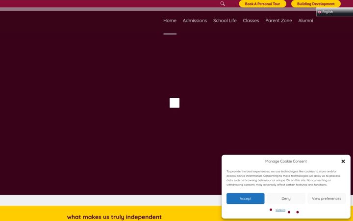 Screenshot ta' branwoodschool.co.uk