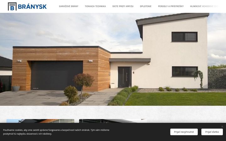 Screenshot of branysk.sk