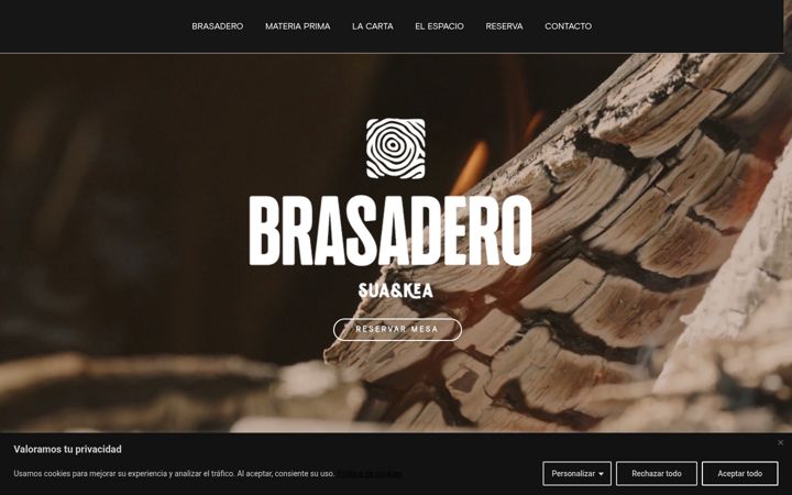 Screenshot of brasadero.com