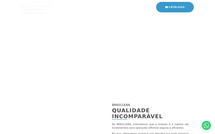 Captura de pantalla de brasclean.com.br