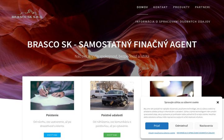Screenshot of brasco.sk