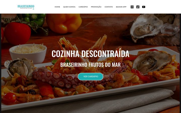 Captura de pantalla de braseirinho.com.br