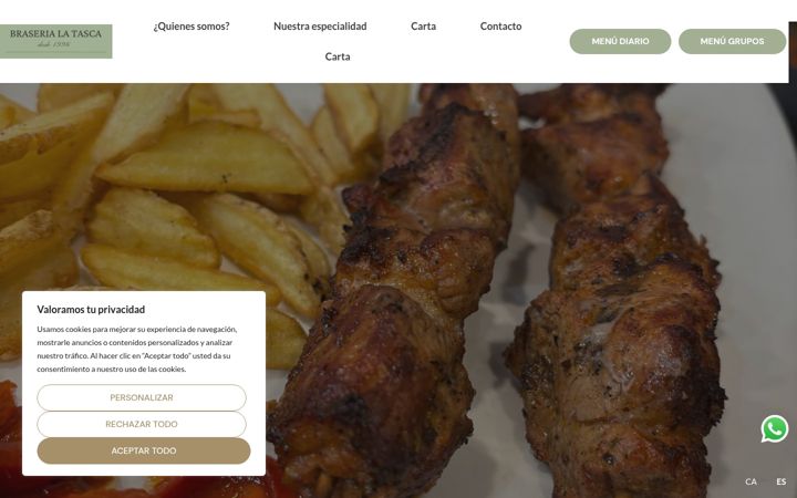 Screenshot of braserialatasca.es