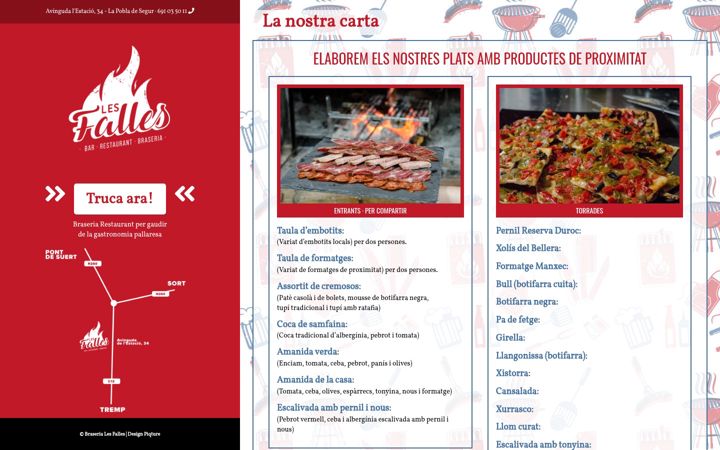Screenshot of braserialesfalles.cat