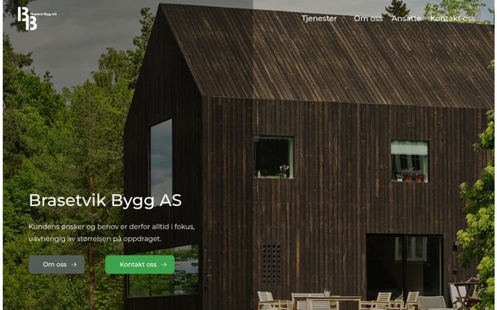 Screenshot of brasetvik-bygg.no