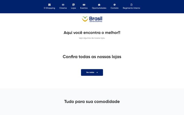 Captura de pantalla de brasilcentershopping.com.br