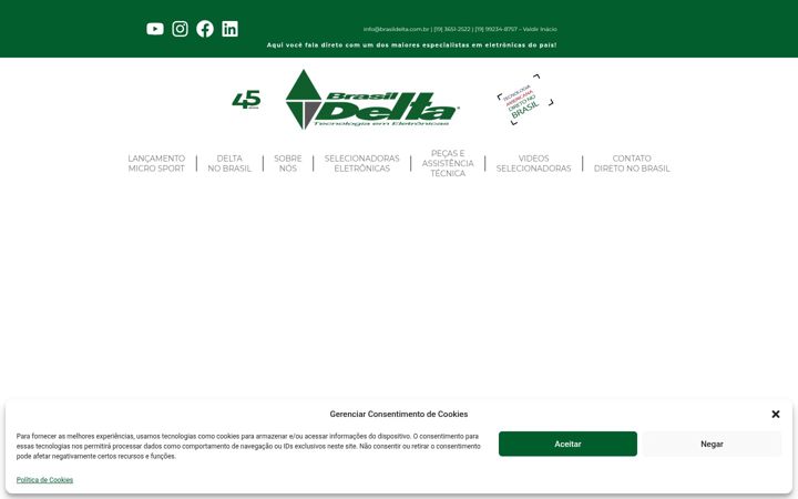 Posnetek zaslona brasildelta.com.br