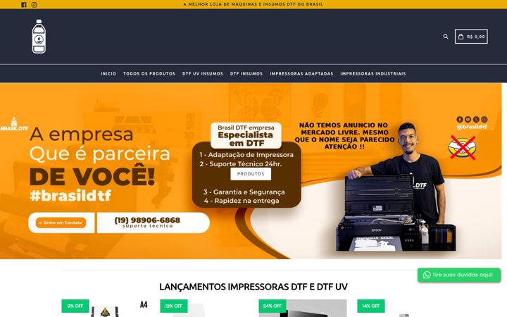Posnetek zaslona brasildtf.com.br