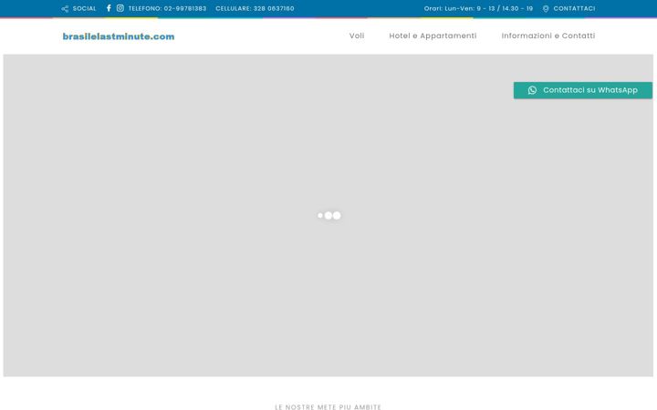 Screenshot of brasilelastminute.com
