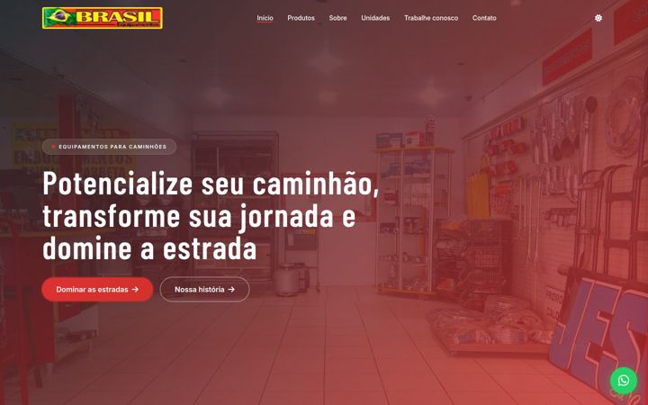 Screenshot of brasilequipamentos.com.br