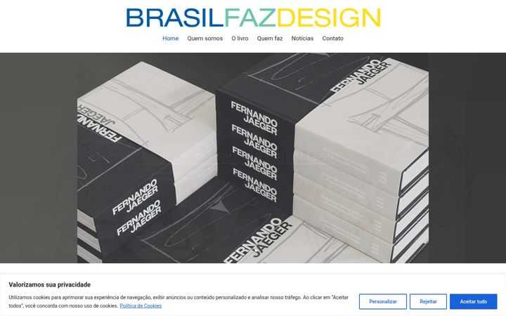 Screenshot ta' brasilfazdesign.com.br