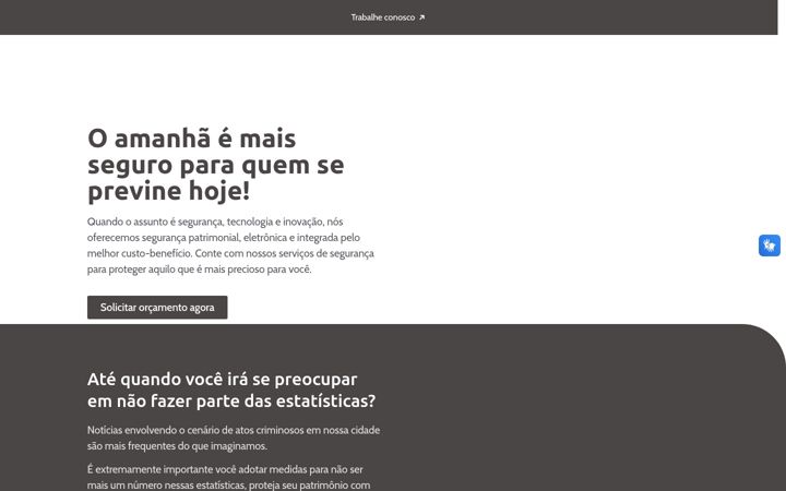 Screenshot of brasiliaseg.com.br