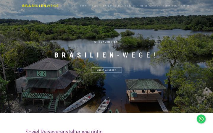 Capture d'écran de brasilien-wege.de