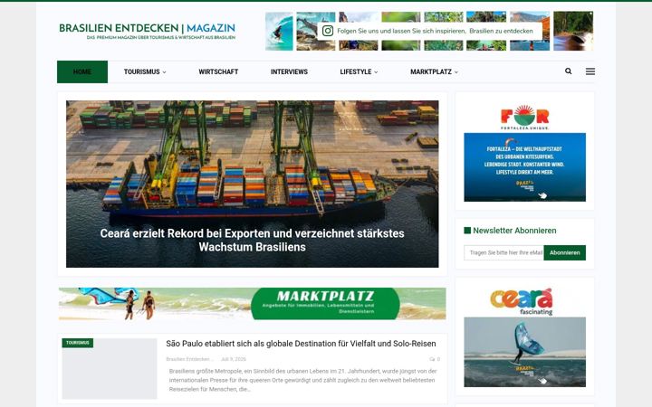 Capture d'écran de brasilienentdecken-mag.de