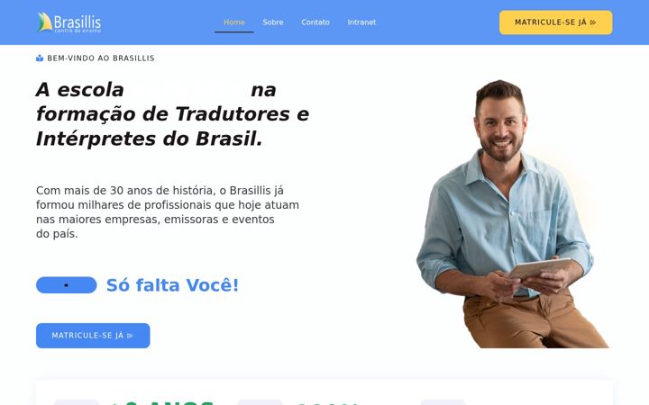Screenshot of brasillis.com.br