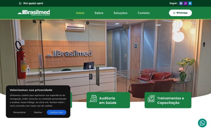 Screenshot of brasilmed.com.br