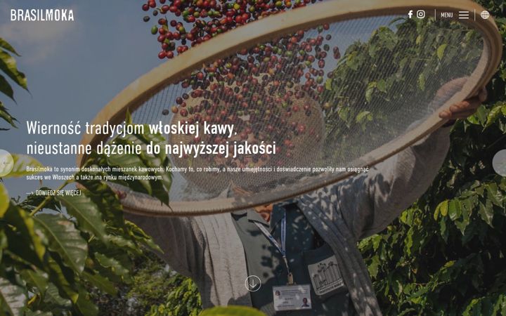 Ekrano kopija brasilmokacoffee.pl