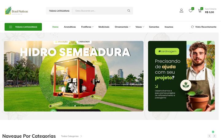 Skærmbillede af brasilnativas.com.br
