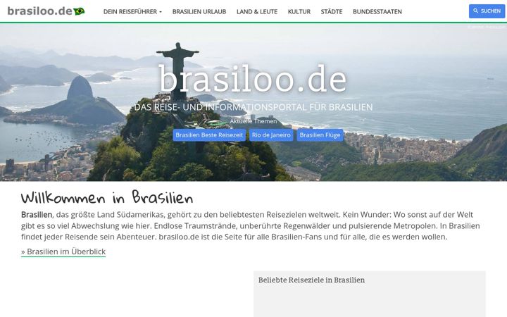 Screenshot of brasiloo.de