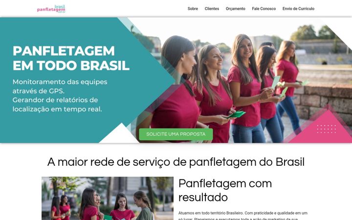 Skærmbillede af brasilpanfletagem.com.br