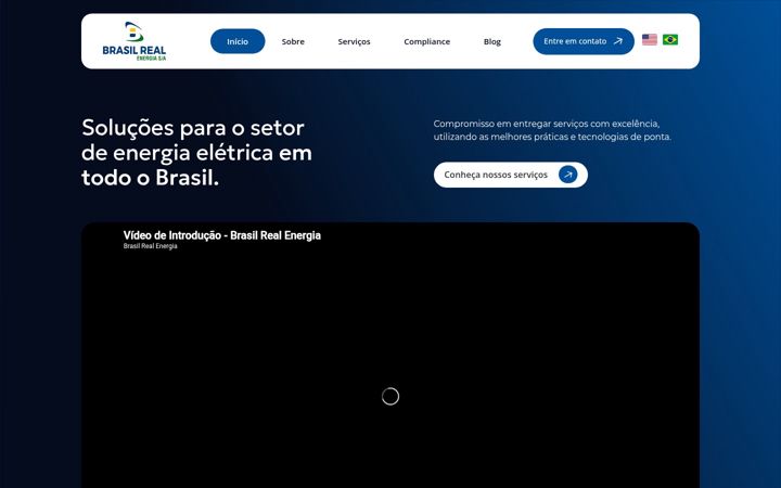 Screenshot of brasilrealenergia.com.br