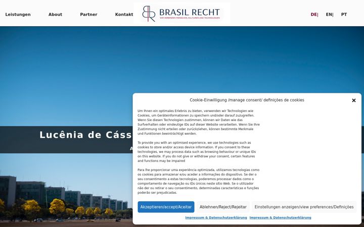 Screenshot of brasilrecht.de