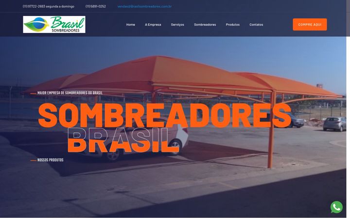 Screenshot of brasilsombreadores.com.br