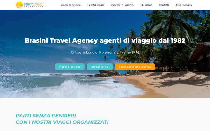Screenshot of brasiniviaggi.it