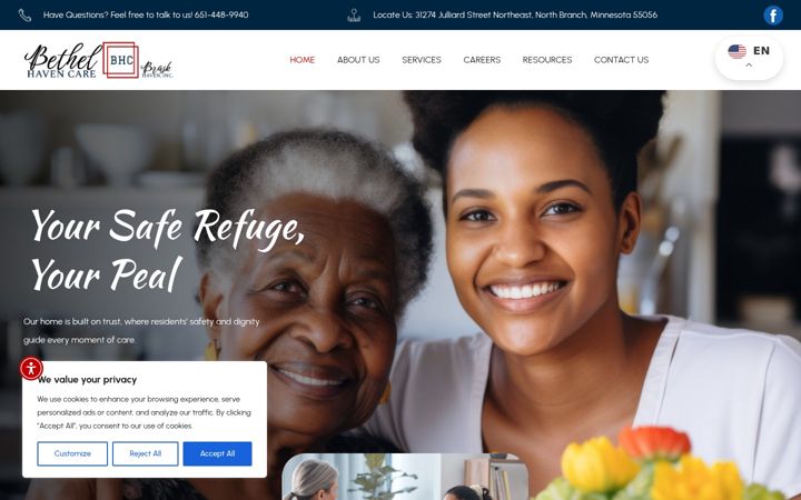 Screenshot of braskhaven.com