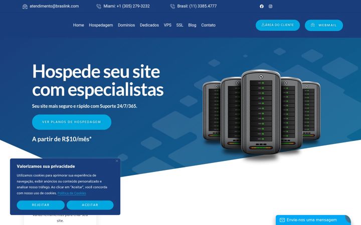 Screenshot of braslink.com