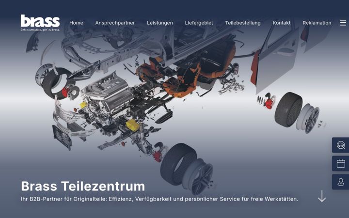 Screenshot of brass-teile.de