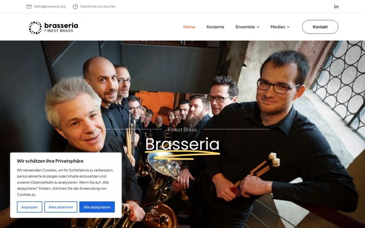 Captura de pantalla de brasseria.org