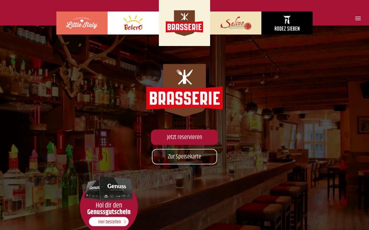 Screenshot of brasserie-bamberg.de