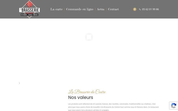 Екранна снимка на brasserie-carbonne.fr