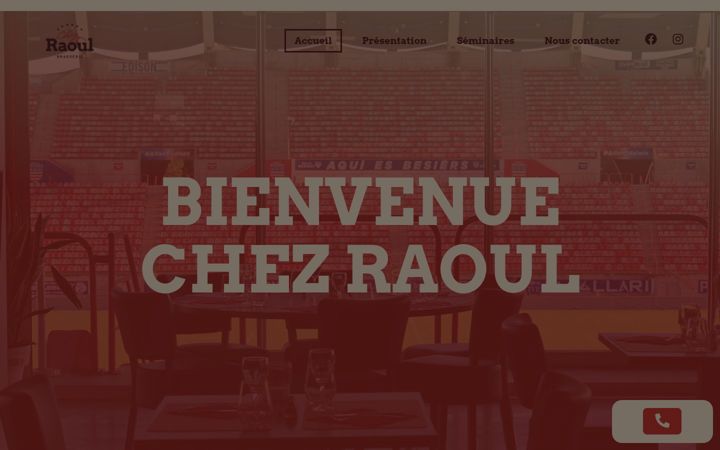 Screenshot of brasserie-chezraoul.fr