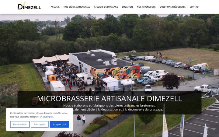 Screenshot of brasserie-dimezell.bzh
