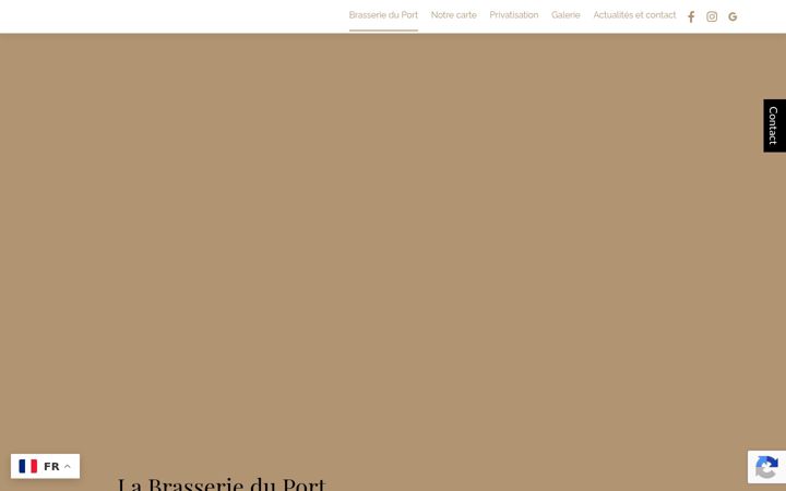 Screenshot of brasserie-duport-nice.fr