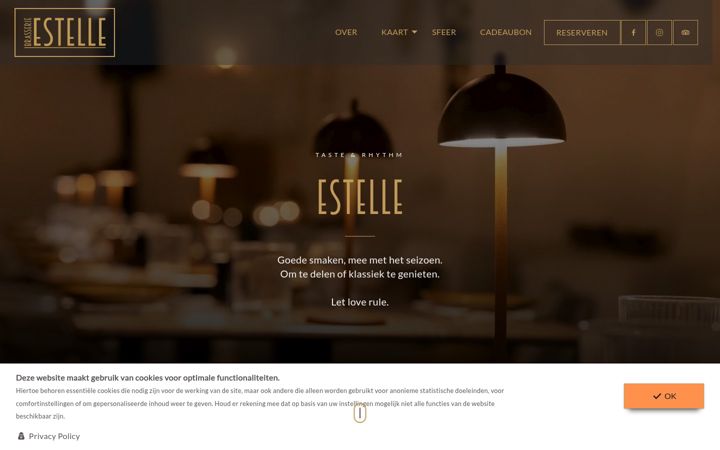 Képernyőkép: brasserie-estelle.be