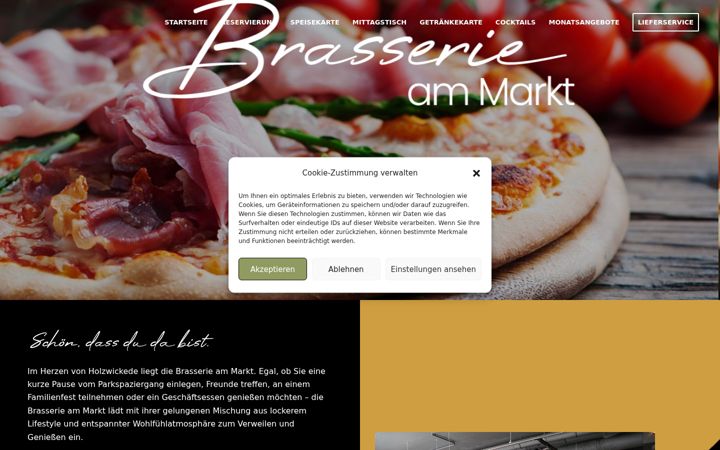 Screenshot of brasserie-holzwickede.de