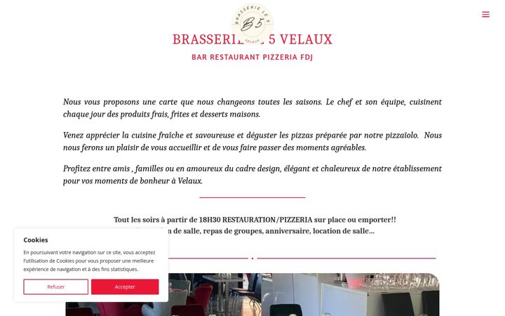 Screenshot of brasserie-le-5.fr