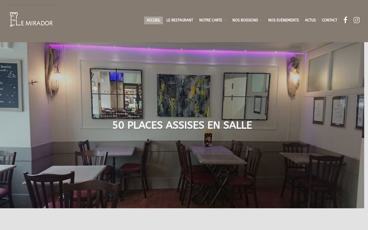 Екранна снимка на brasserie-lemirador-manosque.fr