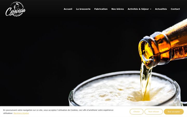 Screenshot του brasserieartisanalecerevisia.fr